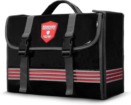 Car Emergency Kit (126 Piece)，Gift for Father Women Friend, Premium Roads