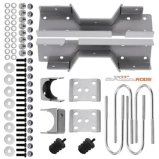 Rear 8" Drop Lower Flip & C-Notch Kit For Chevy Silverado GMC Sierra C3500 88-98
