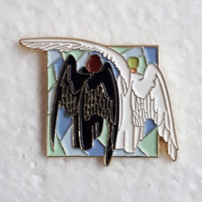 GOOD OMENS Pin Anstecker Version 2  David Tennant Michael Sheen Terry Pratchett