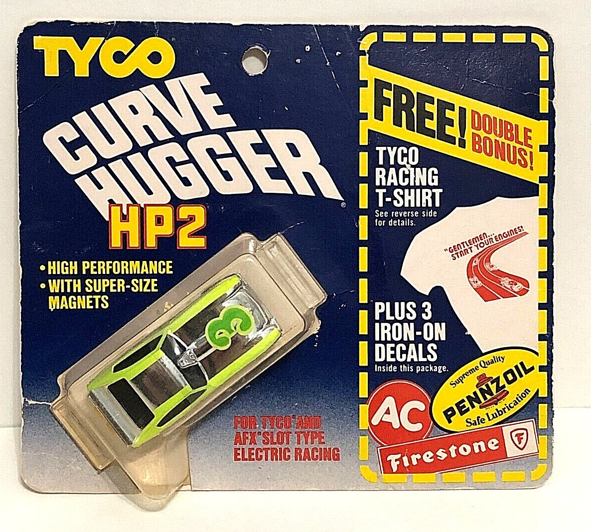 TYCO HP2 CURVE HUGGER VEGA FUNNY CAR HO SLOT CAR NO. 6947 NOS RARE