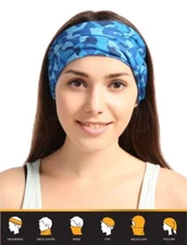 Sports Headbands,Workout Headcloth,Yoga Multi Function Headscarf 12-in-1