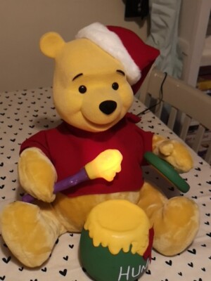 Winnie the Pooh Hunny Pot '96 Animated Illuminated Disney Telco Motion Weihnachten