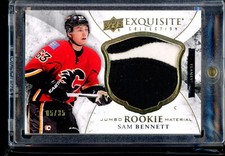 2015-16 Exquisite Collection Rookie Jumbo Patches #RJSB Sam Bennett 5/35