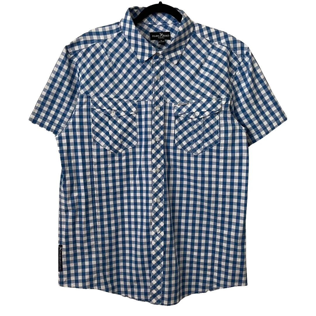 Marc Ecko Short Sleeve Casual Button-Down Shirts for Men