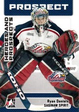 #114 Ryan Daniels - Saginaw Spirit - 2006-07 In The Game Heroes and Prospects Ho
