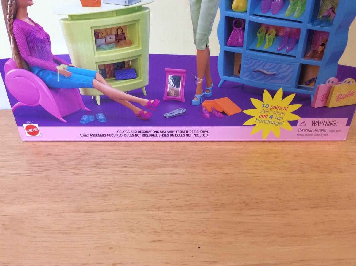 RARE 2001 Barbie Chic Shoe Playset Mattel for sale online | eBay