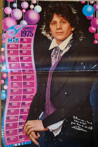 Magazine / revue HIT n° 36 Janvier 1975 Julien Clerc vintage + poster - Picture 2 of 3