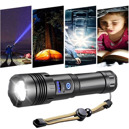 Super Bright Tactical Flashlights High Lumens Handheld Flash Light for Camping - Picture 10 of 12
