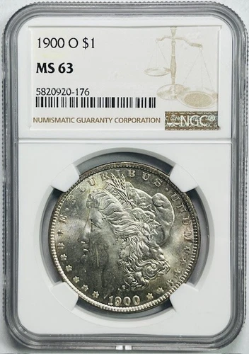 1900 O Morgan Silver Dollar MS63 NGC
