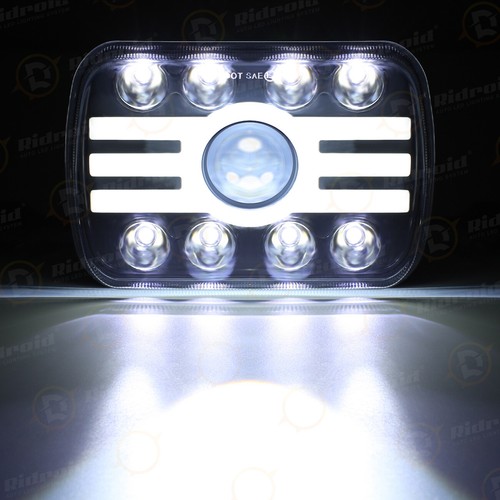 Pair 7X6 5x7 LED Headlight Hi/Lo Beam For Chevy Express Cargo Van 1500 3500 2500 - Picture 12 of 19