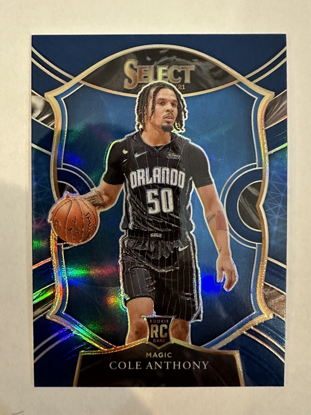2020-21 Select Blue Retail COLE ANTHONY RC Orlando Magic #75