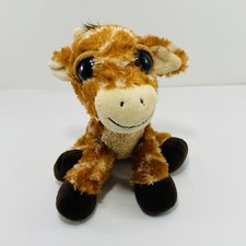 Aurora Giraffe Plush 10 Brown Soft Toy Doll Wildlife Safari Floppy Big Hard Eye