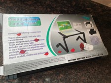 Multifunctional Laptop Table with 2 CPU Cooling Fans Detachable Mouse Pad