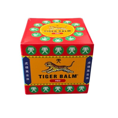 19g Tiger Balm Brand Tiger Balsam Rot lindert Verspannungen Muskeln & Gelenke