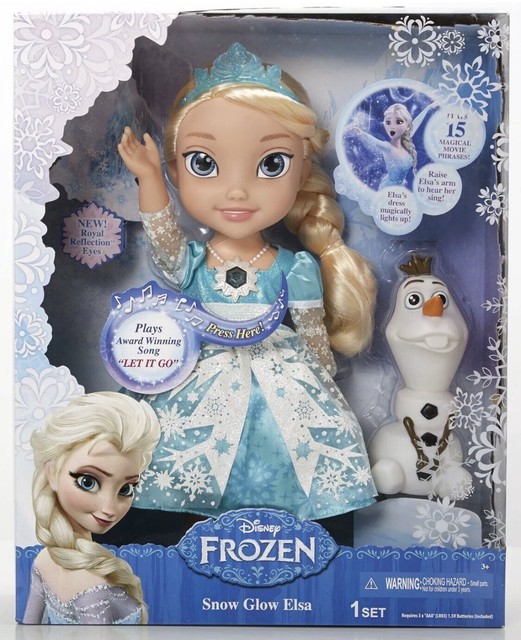 frozen elsa doll singing let it go