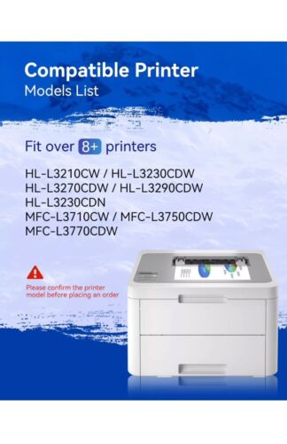 3 Stück TN-277 BL Y M Tonerkartusche für HL-L3270CDW HL-L3210CW HL-L3230CDW W Chip - Bild 2 von 13