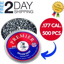 Crosman Rifle Hunting Pellets Gun Hollow Point .177 Caliber 7.9 Grain 500 Count