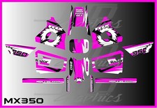 Razor MX350 NEW MODEL graphics kit decals THICK AND HIGH GLOSS