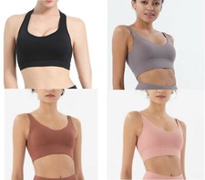 Womens Seamless Comfort BRA Comfy Shapewear Sports Stretch Crop Top Vest Support