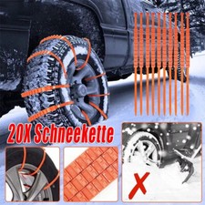 20 x Auto Schneeketten Reifen Schnee Kette·Anfahrhilfe Anti-Rutsch Sicherheit-DE