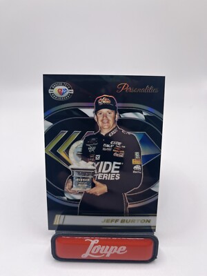 Jeff Burton 2023 Panini Prizm 75th Anniversary Personalities #53 Exide Batteries