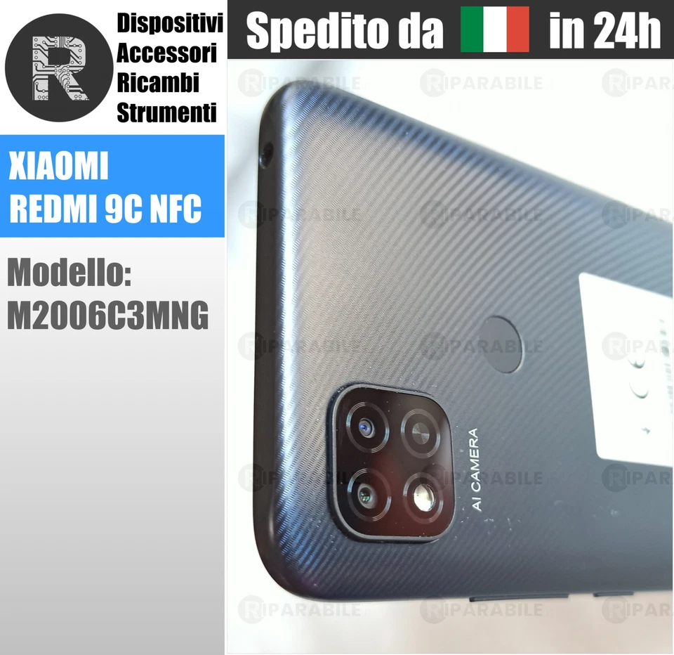Xiaomi Redmi 9c NFC M2006C3MNG Grigio Dual SIM + SD 2/32 6.53" Usato GARANTITO - Immagine 4 di 4
