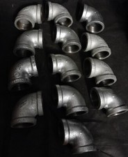 13 1" GALVANIZED 90 ELBOW DEG 90 ELBOWS fitting pipe