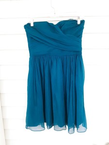 peacock blue cocktail dress