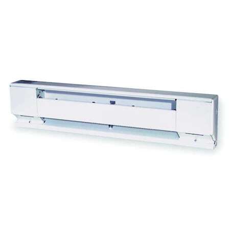 Dayton 3Ug79 60" Electric Baseboard Heater, White, 1250W, 120V