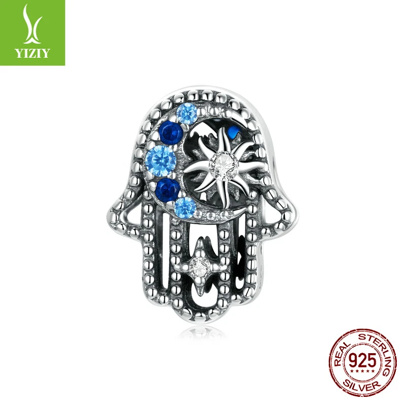 VALENTINO Braccialetti Moda Donna Autentici Argento Sterling 925 Mano Portafortuna Perline Fit