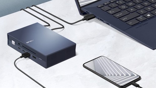 ASUS SimPro Dock 2 Docking Station, USB-C, Thunderbolt, 4 Displays, Gigabit LAN - Picture 8 of 11