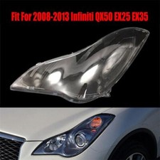 Headlight Clear Lens Left Cover For 2008-2013 2009 Infiniti QX50 EX25 EX35