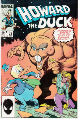 Howard the Duck # 32 (Paul Smith, origin retold) (USA, 1986)