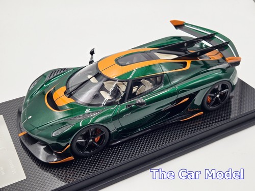 FrontiArt Koenigsegg Jesko Green Tinted Carbon - Limited 199 pcs 1/18, Very RARE