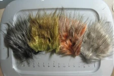 EXTRA SELECT Grizzly Craft Fur Furabou..Fly Tying Baitfish-Streamer Hair
