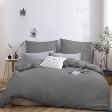 Duvet Cover Hotel Quality 3pc Luxury Bedding Set Single Double Super King Size
