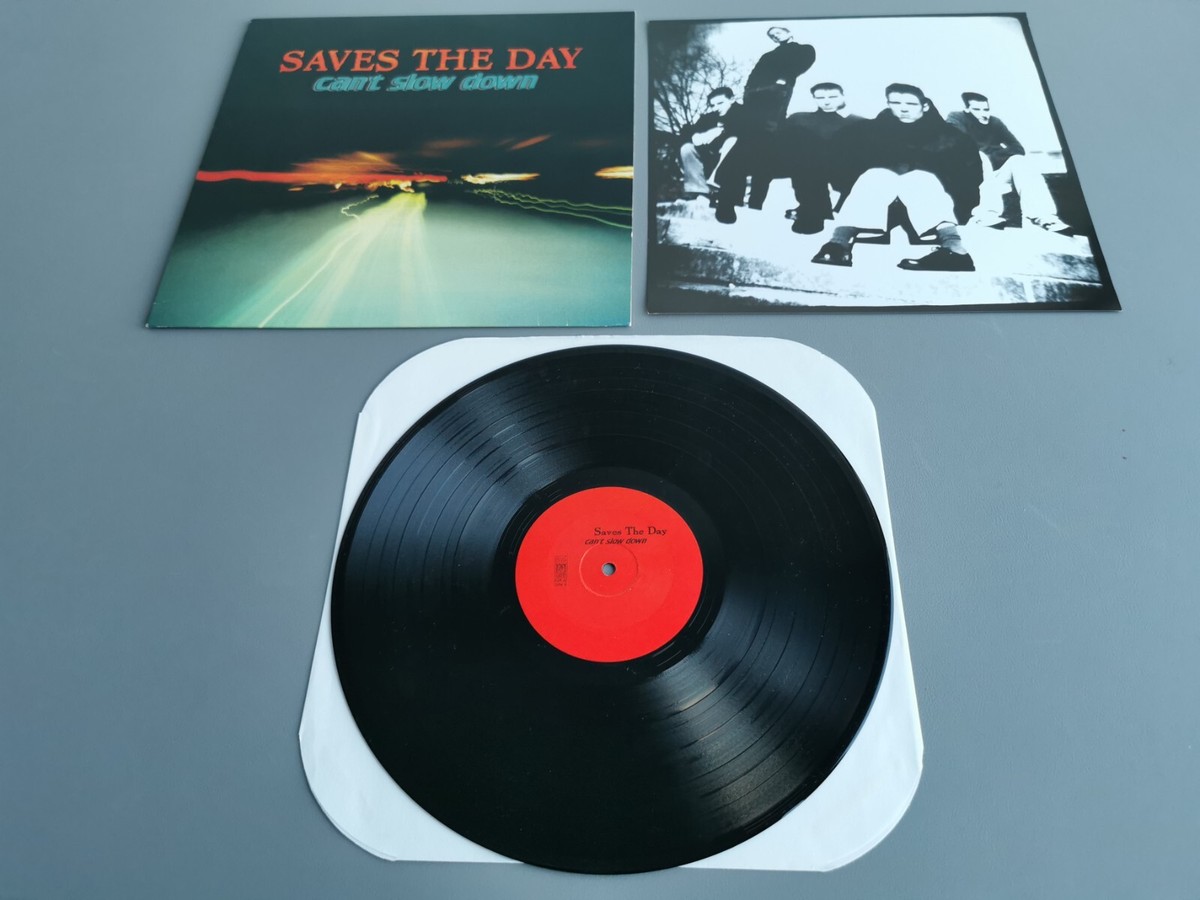 SAVES THE DAY original black Vinyl LP Can`t Slow Down (1998 Equal 
