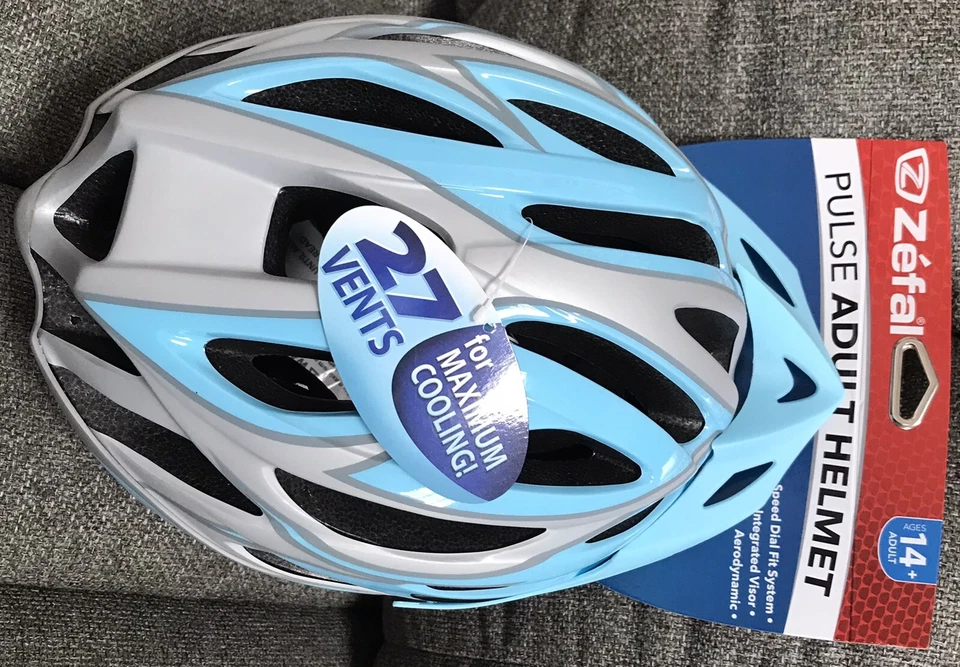 Casco Zefal Pulse adulto adulto 14+ azul y gris Foto 4 de 4