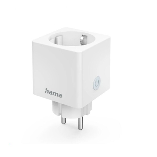 Hama Wlan-Steckdose Mini Mit Stromverbrauchsmesser Per Sprache/App Steuern-image