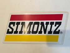 Original Vintage Medium SIMONIZ Sticker ~13x6.5””