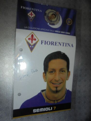 Collection Official AC Fiorentina N°12 Brooch Pins 2007/2008 Semioli