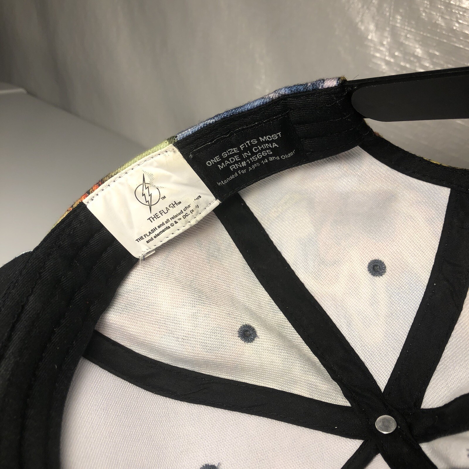 DC Comics The Flash SnapBack Ball Cap Truckers Cap - image 9