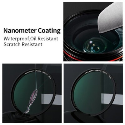 K&F Concept 67mm HD Ultra-Slim MC/UV Cut L380 Multicoated Filter