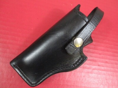 LH S&W Brand Leather Belt Holster for S&W Model 10 K-Frame Rev. 3'' Bbl - XLNT #2