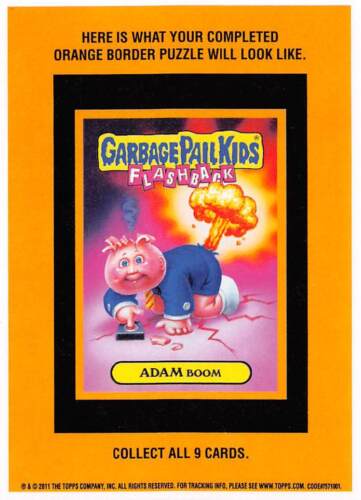 GARBAGE PAIL KIDS 2011 FLASHBACK SERIES 2 PICK-A-CARD YELLOW BASE STICKERS TOPPS - Picture 99 of 321