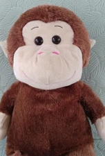 Soft Monkey Plush "Made to Love Made to Hug" Brown Beige 20" Dream
