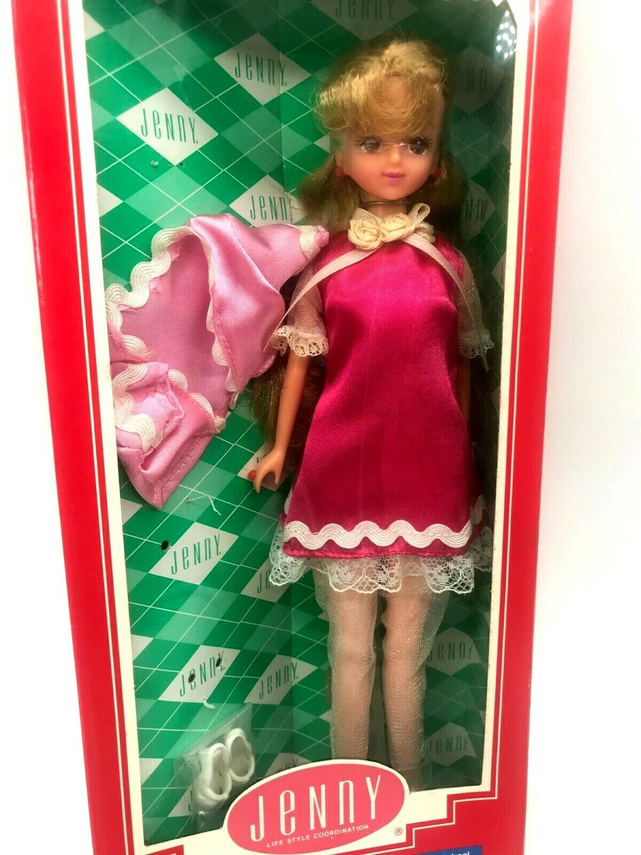 Takara 11in Doll Japan Jenny Collect Old Edition Pink Dress Girl