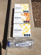 Unicity Feel Great Pack (Unimate 60 count & Balance 30 count) + Unicity Bottle