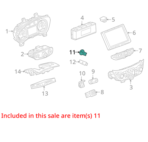 Used Ignition Switch fits: 2019 Chevrolet Equinox Grade A - Picture 3 of 15