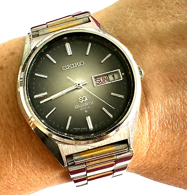 Vintage Men's Watch Seiko SQ Quartz 4004 Day Date 0903 8109 Vintage Men's Watch Seiko SQ Quartz 4004 Day Date 0903 8109